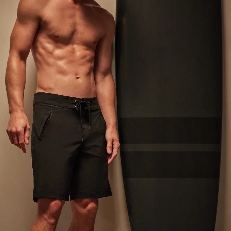 Scuba Zip Boardshort - Black