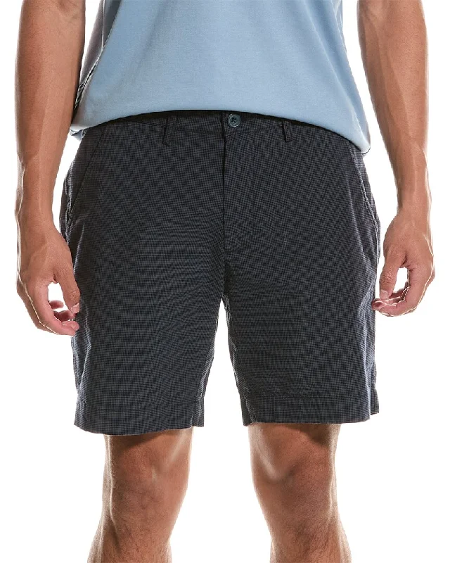 Slate & Stone Cotton Check Short