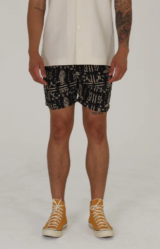 Barry Nylon Short | Black