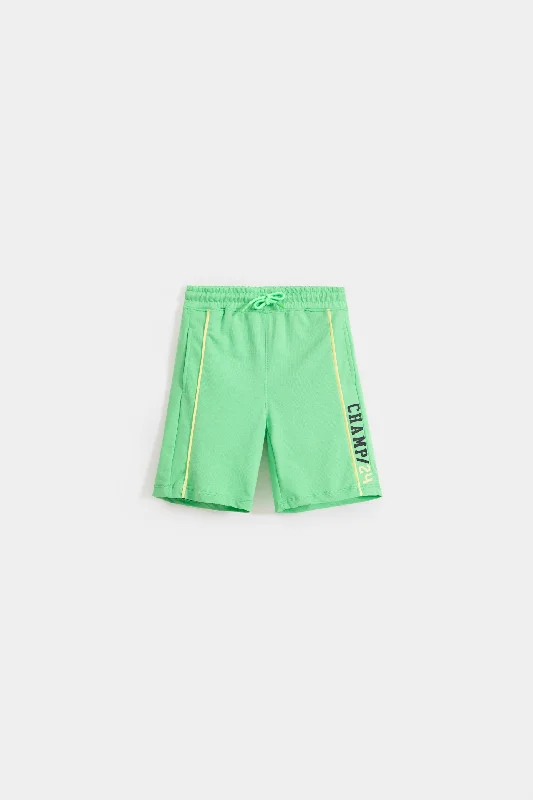 Sporty Slogan Short