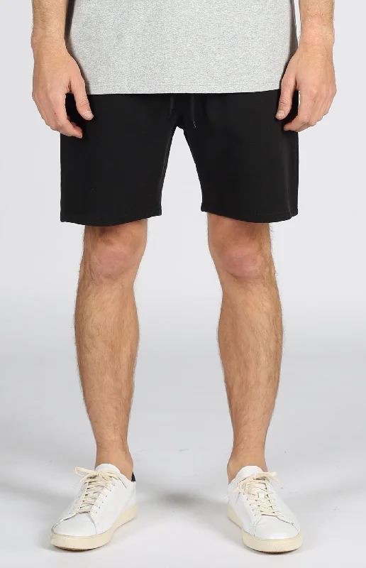 Fleece Jogger Short | Black