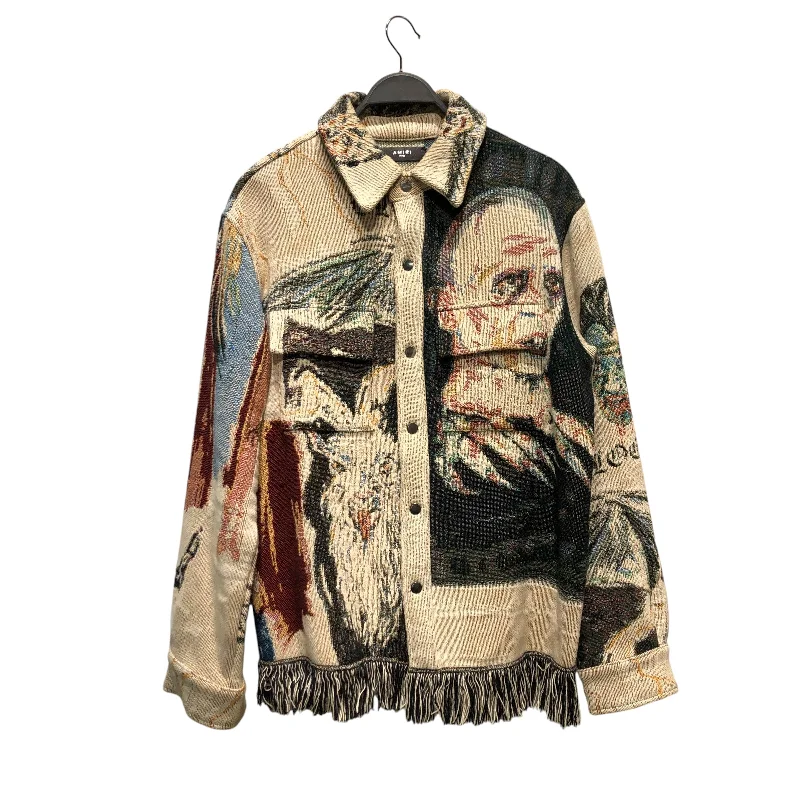 AMIRI/Jacket/S/Cotton/MLT/All Over Print/WES LANG TAPESTRY JACKET