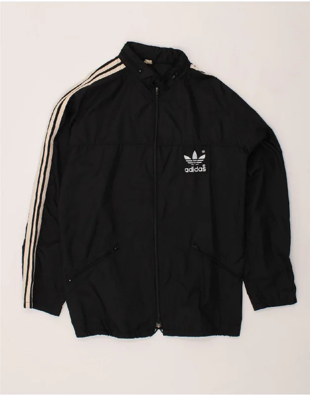 ADIDAS Mens Rain Jacket UK 44 2XL Black