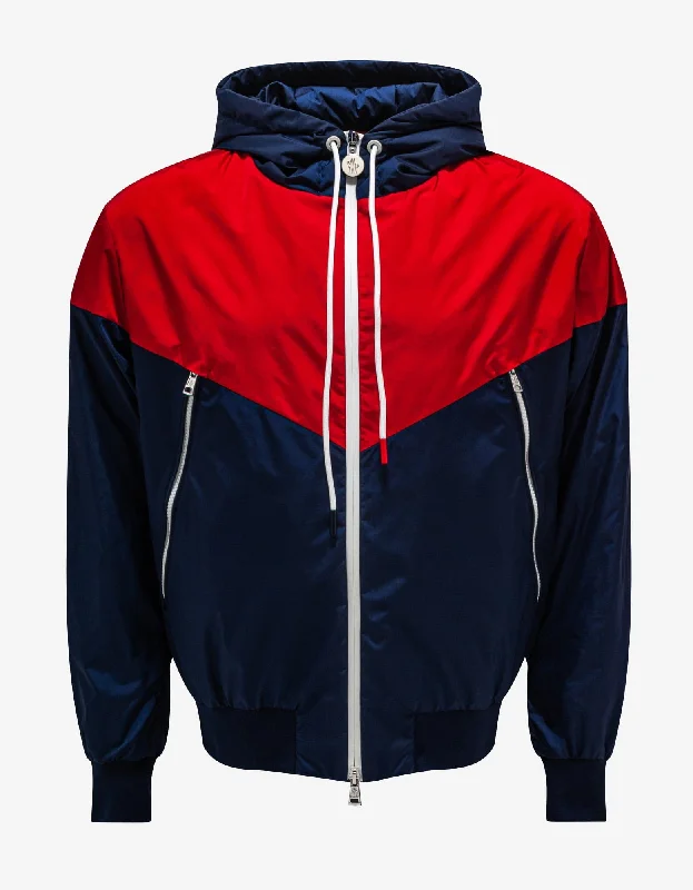 Moncler Bukret Navy Blue Rain Jacket