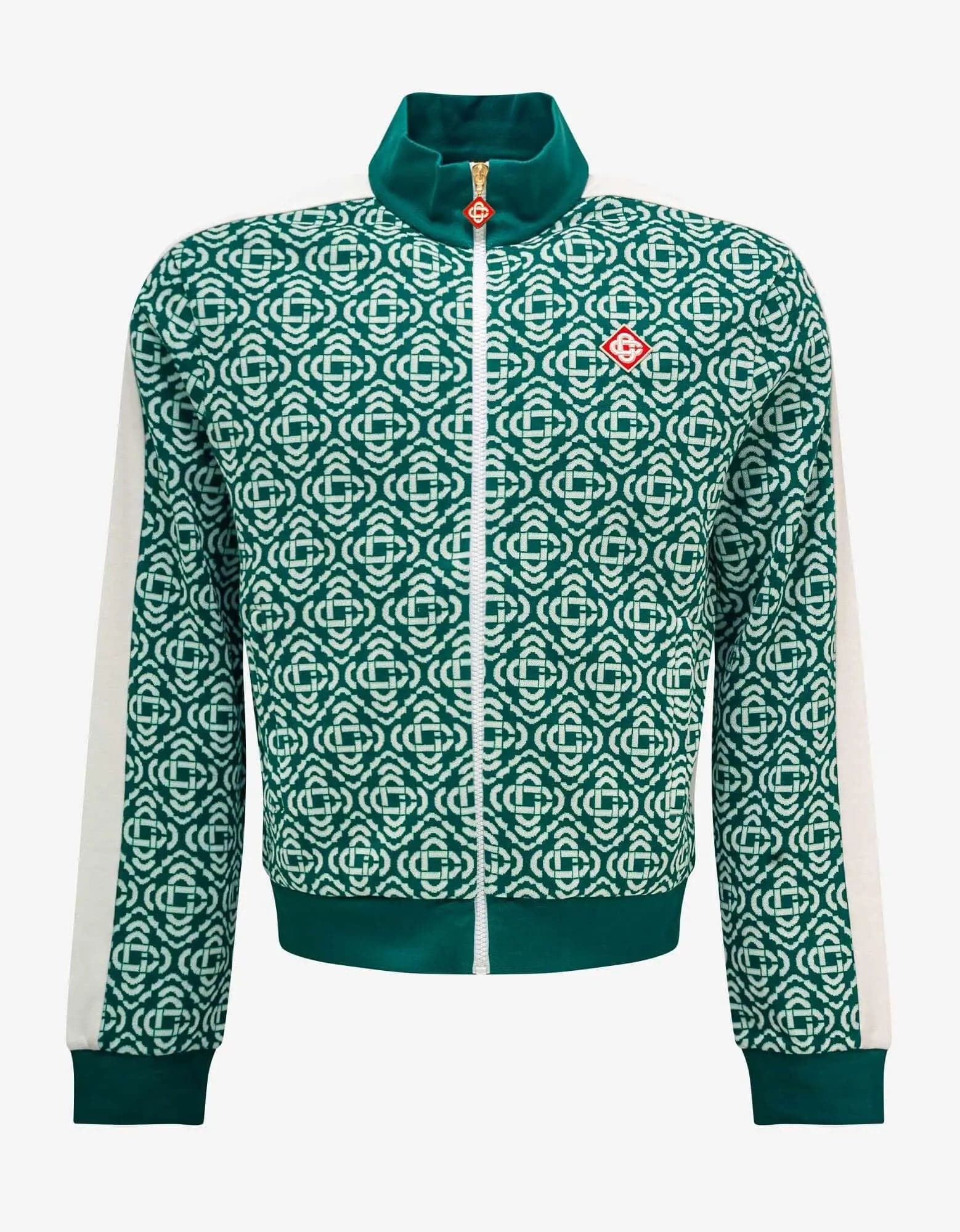 Casablanca Green Monogram Track Jacket