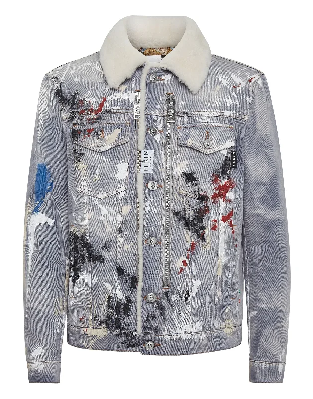 Denim Jacket Painted