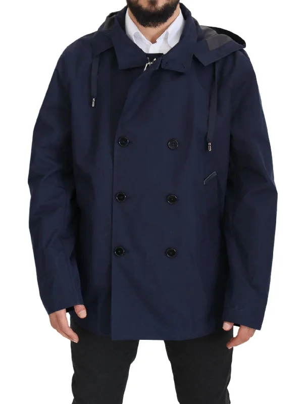 Dolce & Gabbana Elegant Double-Breasted  Parka Men's Jacket