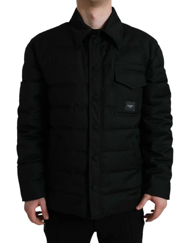 Dolce & Gabbana Elegant  Padded Parka Men's Jacket