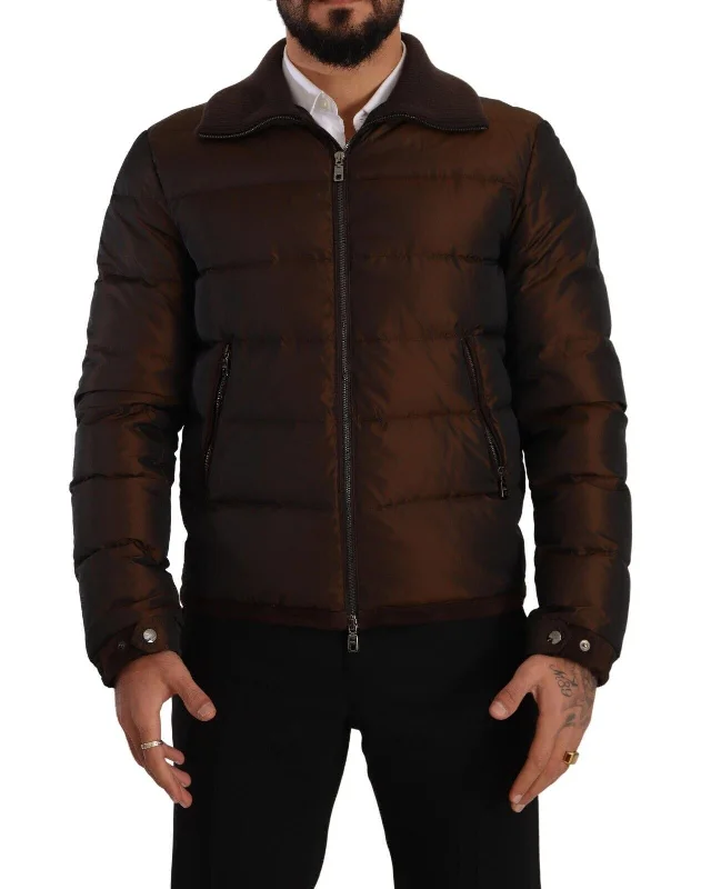 Dolce & Gabbana Elegant  Quilted Puffer Men's Jacket