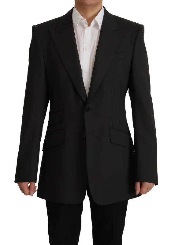 Dolce & Gabbana Elegant Slim  Wool Blazer Men's Jacket