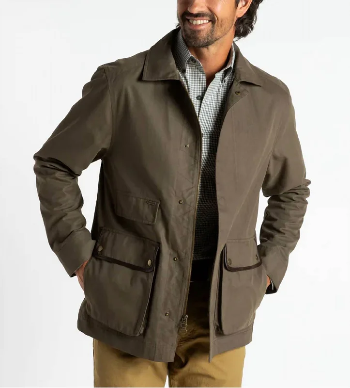 Flyover Sporting Jacket In Crocodile Brown