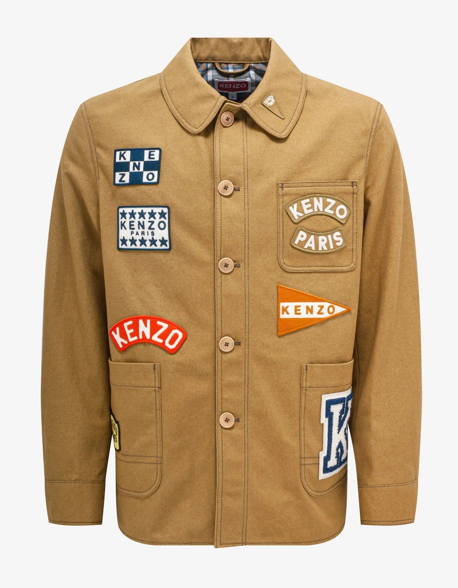 Kenzo Beige 'Kenzo Sailor' Workwear Jacket