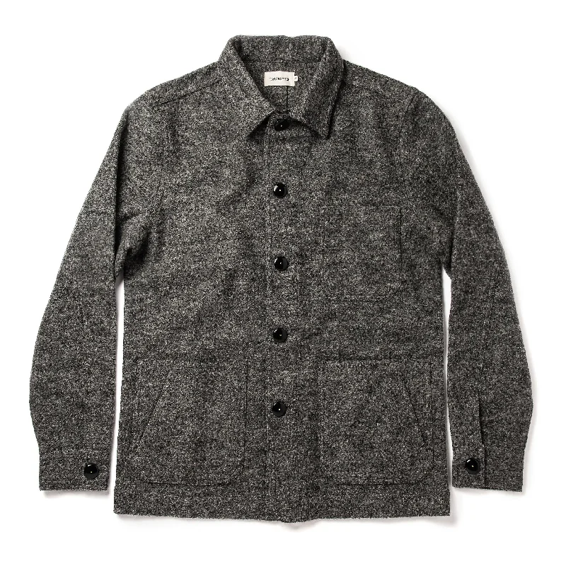 The Ojai Jacket in Charcoal Wool