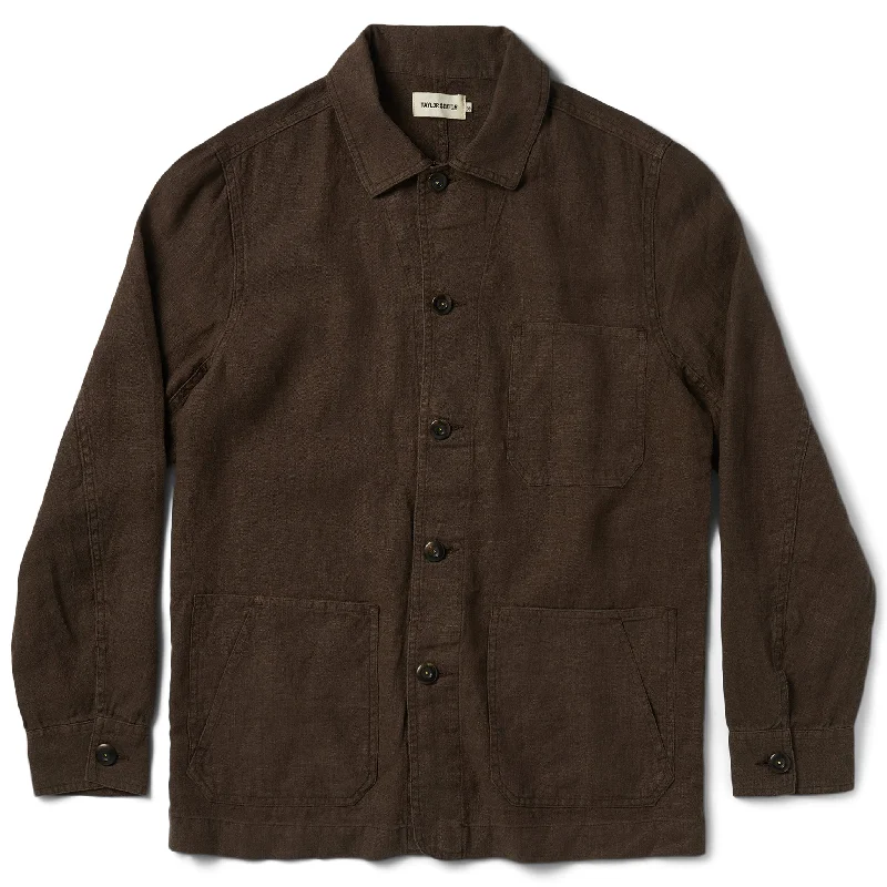 The Ojai Jacket in Espresso Hemp