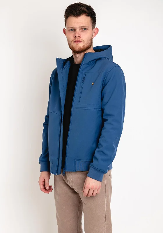 Farah Rudd Softshell Jacket, Steel Blue