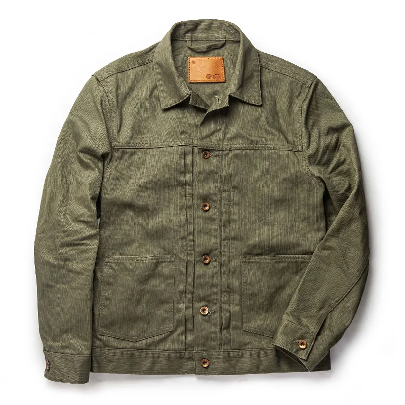 The Ryder Jacket in Yoshiwa Mills Olive