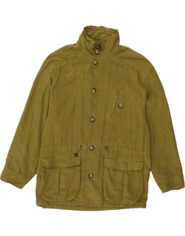 SILVY Mens Utility Jacket IT 52 XL Green Acetate