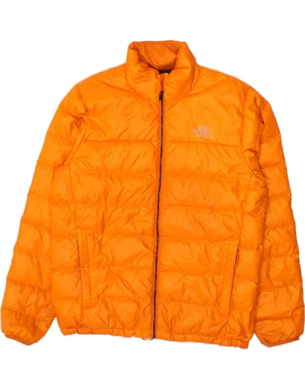 THE NORTH FACE Mens Padded Jacket UK 40 Large Orange Nylon