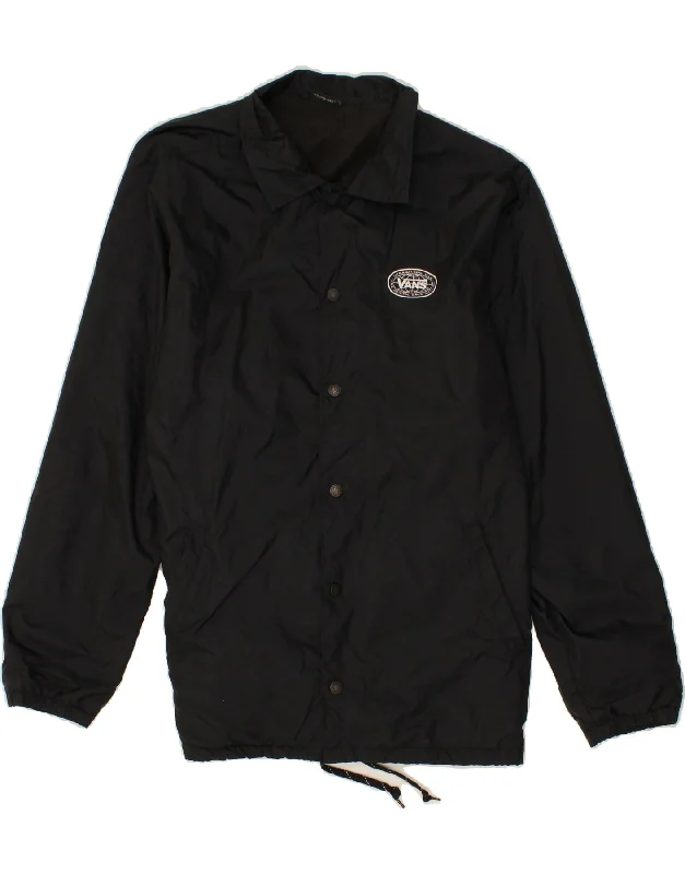 VANS Mens Rain Jacket UK 42 XL Black Nylon