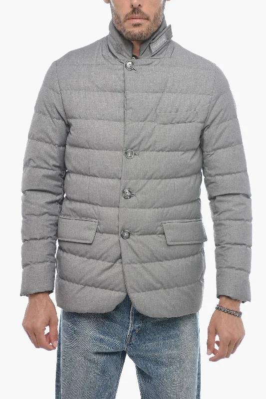 Woolrich Quilted LUXE Down Jacket with Side Split