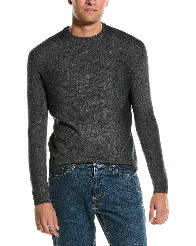 Autumn Cashmere Thermal Wool & Cashmere-Blend Crewneck Sweater