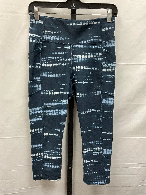 Blue Athletic Leggings Capris Avia, Size M