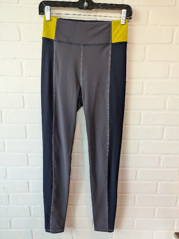 Blue & Grey Athletic Leggings Boden, Size 6