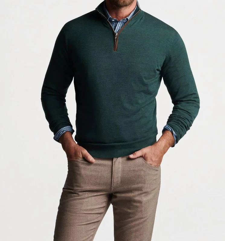 Excursionist 1/4 Zip Sweater In Balsam