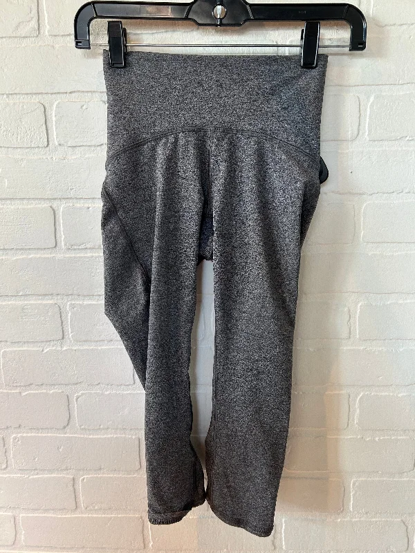 Grey Athletic Leggings Capris Lululemon, Size 2