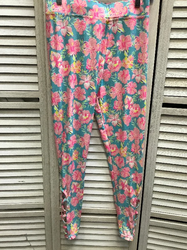 Multi-colored Athletic Leggings Simply Southern, Size S