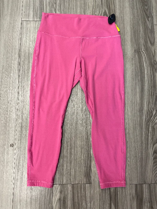 Pink Athletic Leggings Lululemon, Size 14