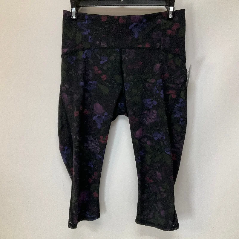 Purple Athletic Leggings Capris Lululemon, Size 8