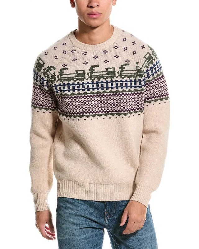 Todd Snyder Fair isle Wool Crewneck Sweater