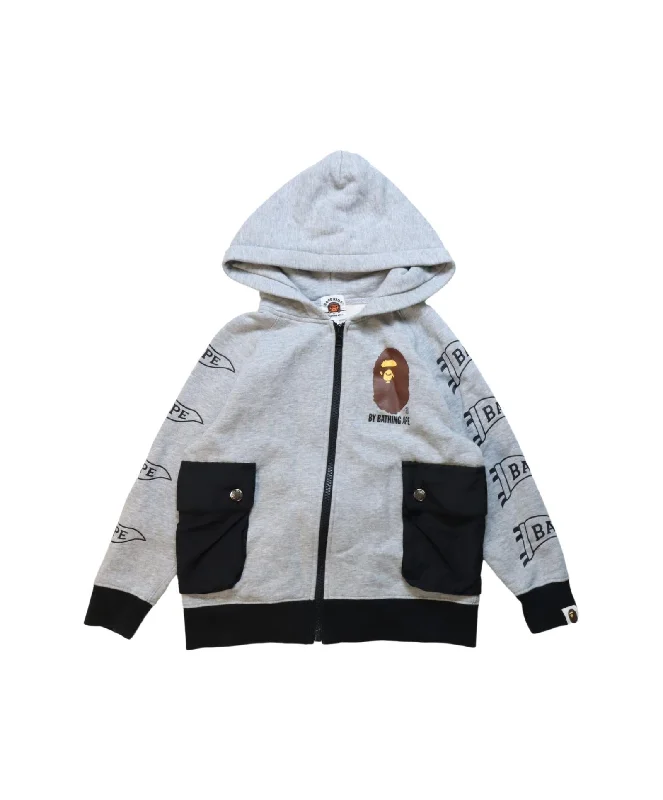 BAPE KIDS Zippered Sweatshirt 5T - 6T