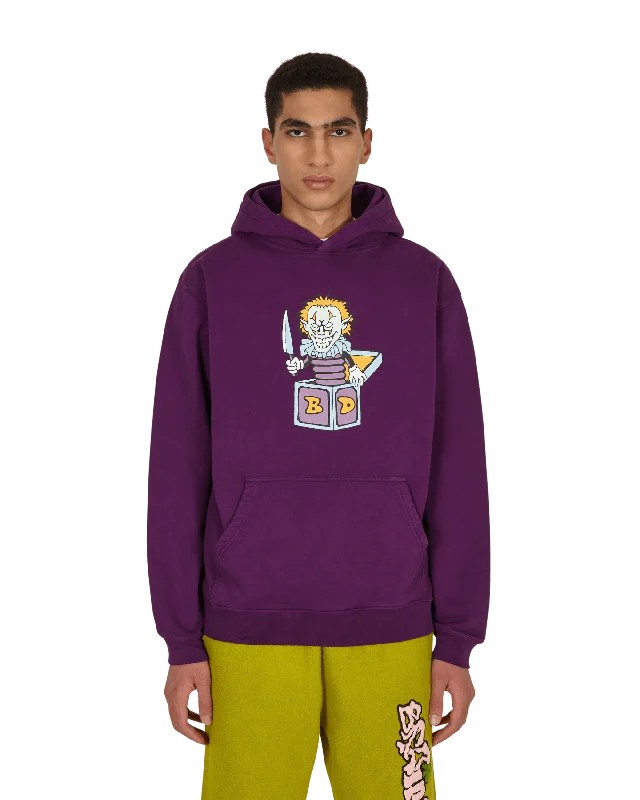 Clownin' Hooded Sweatshirt Purple