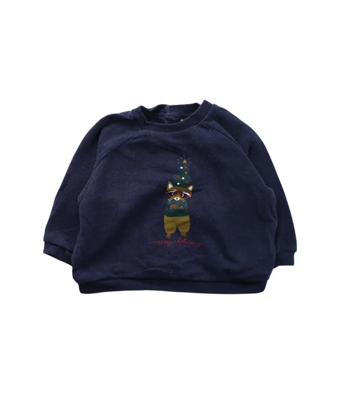 Vertbaudet Buttoned Sweatshirt 6-12M